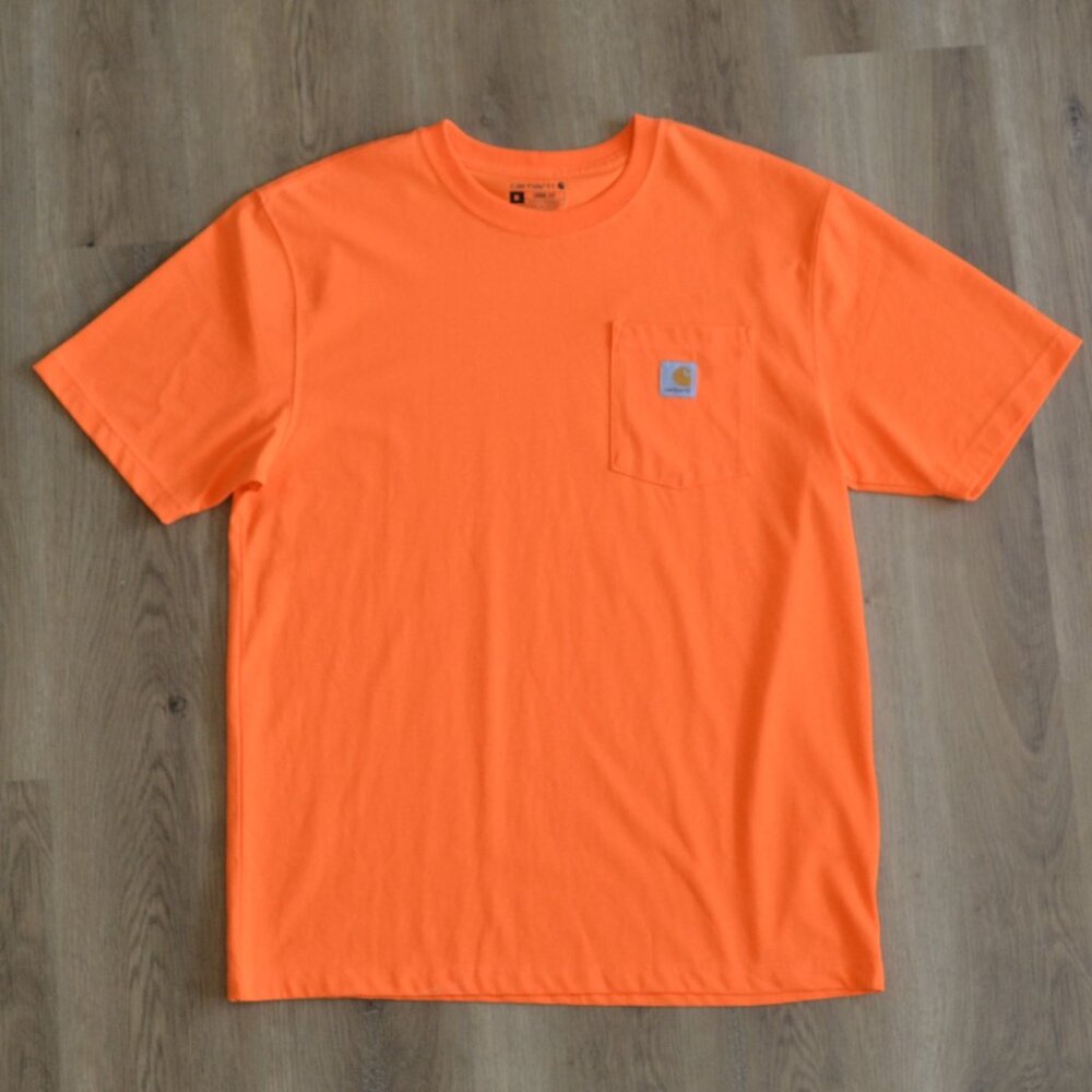NEW Men's CARHARTT K87 Safety Loose Fit Short Sleeve Heavy Weight T Shirt